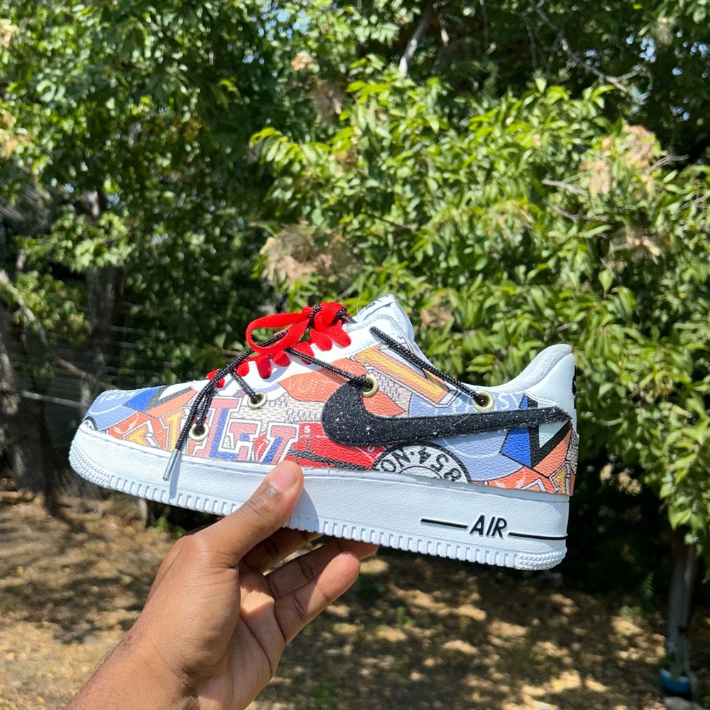 Graffiti LV air forces 1